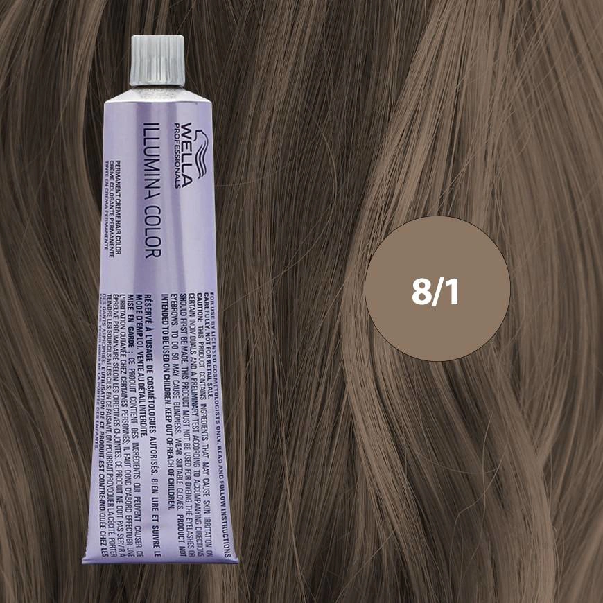 Illumina Color Hajfesték - 8/1 60ml Light Ash Blonde főképe